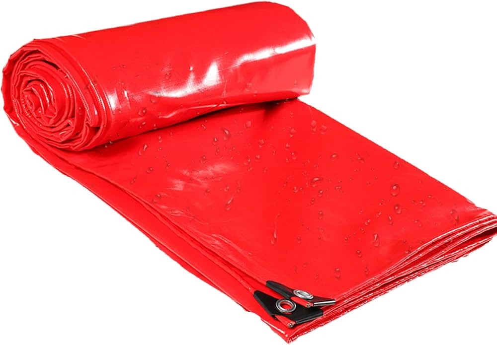 Red Plastic Tarpaulin
