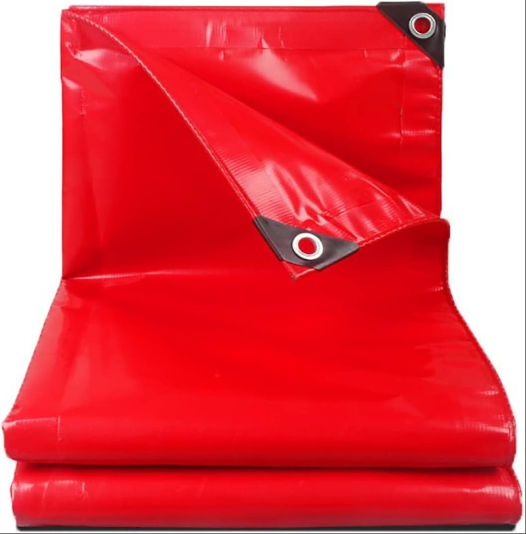 Red Plastic Tarpaulin