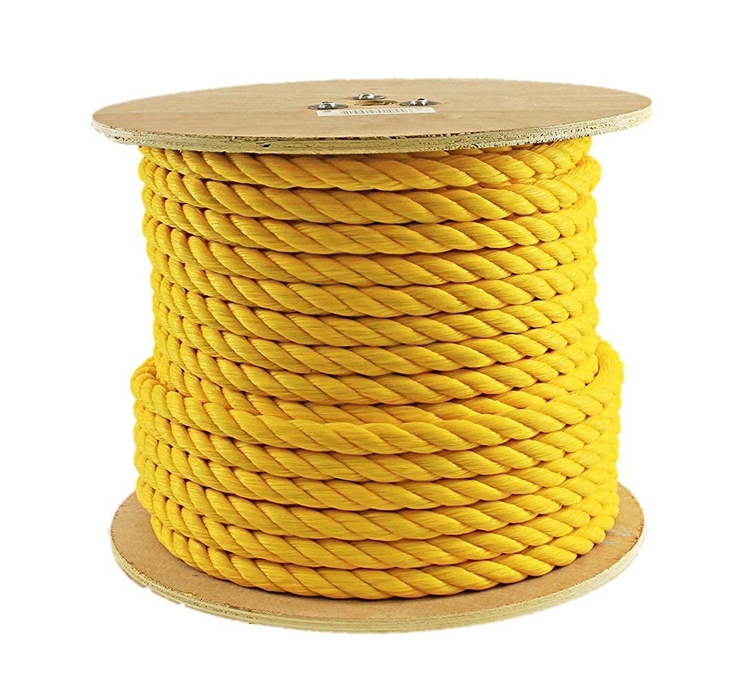 Heavy-Duty Yellow Nylon Rope
