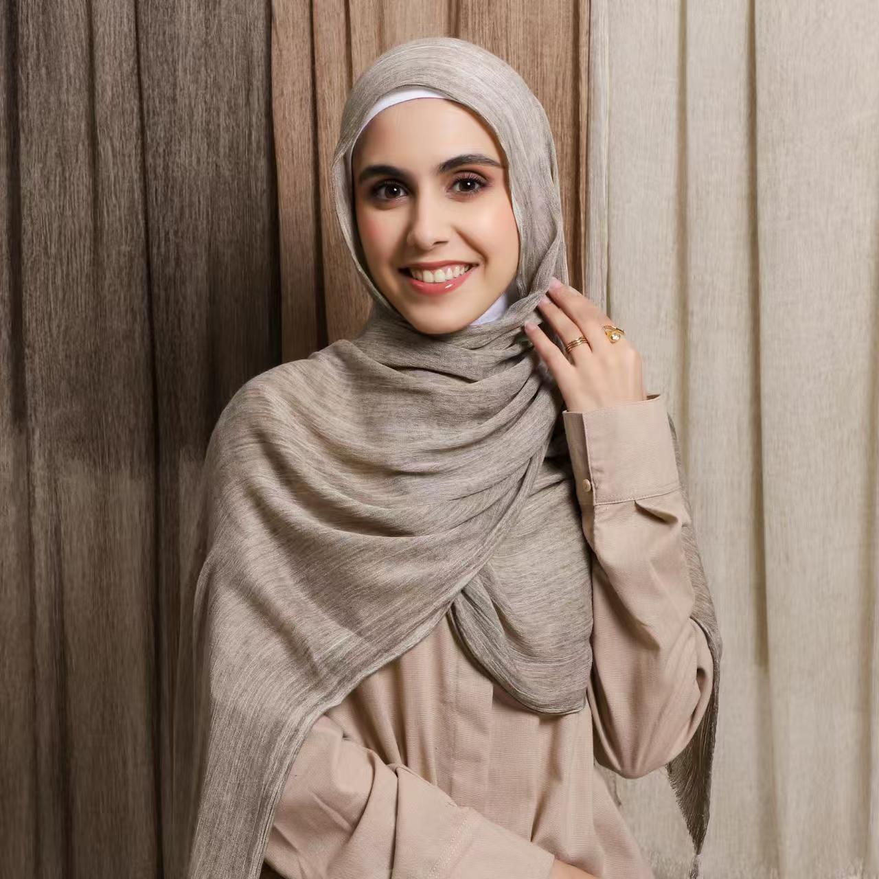 Elegant Light Grey Hijab