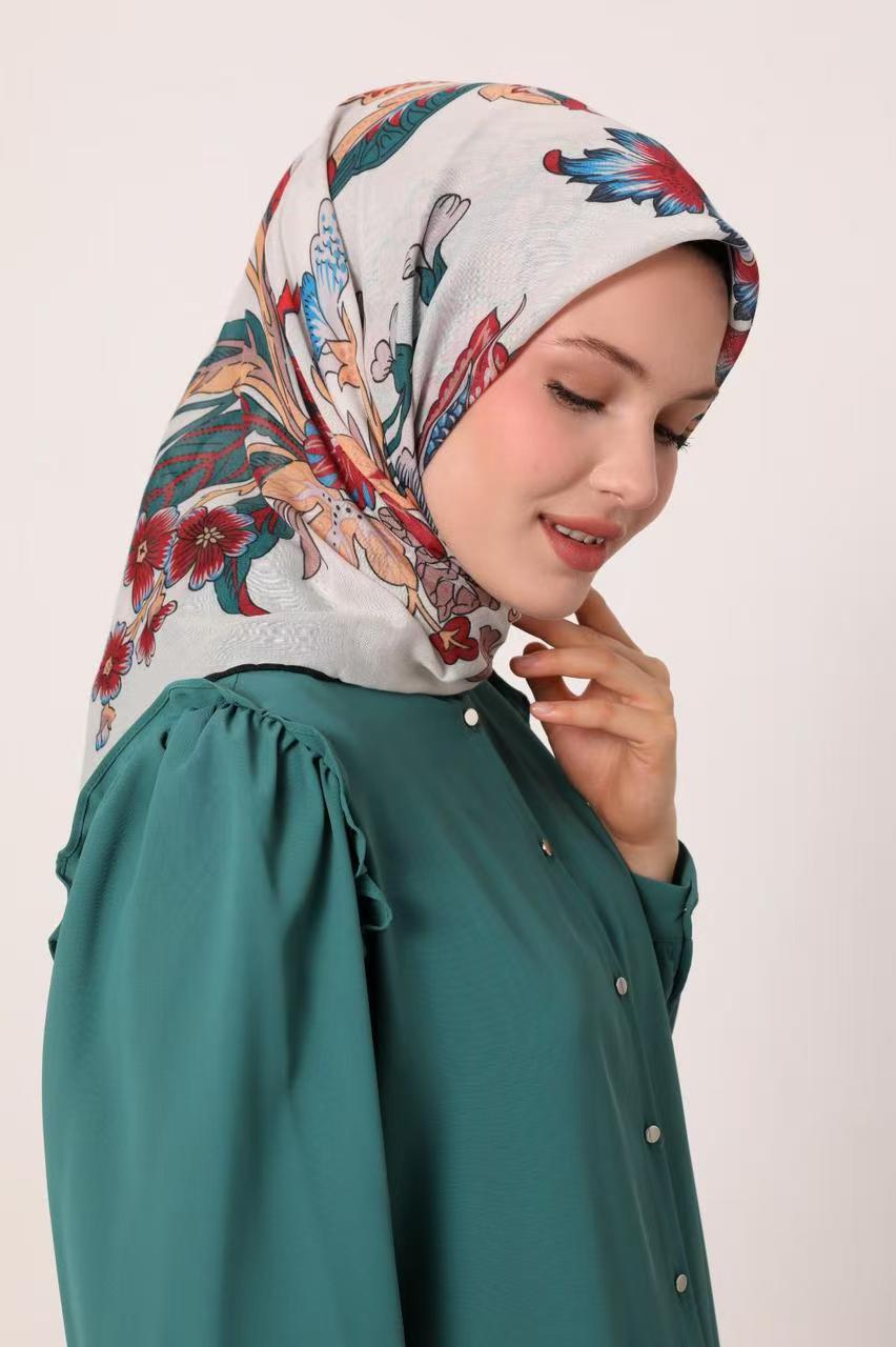 Floral Patterned Scarf