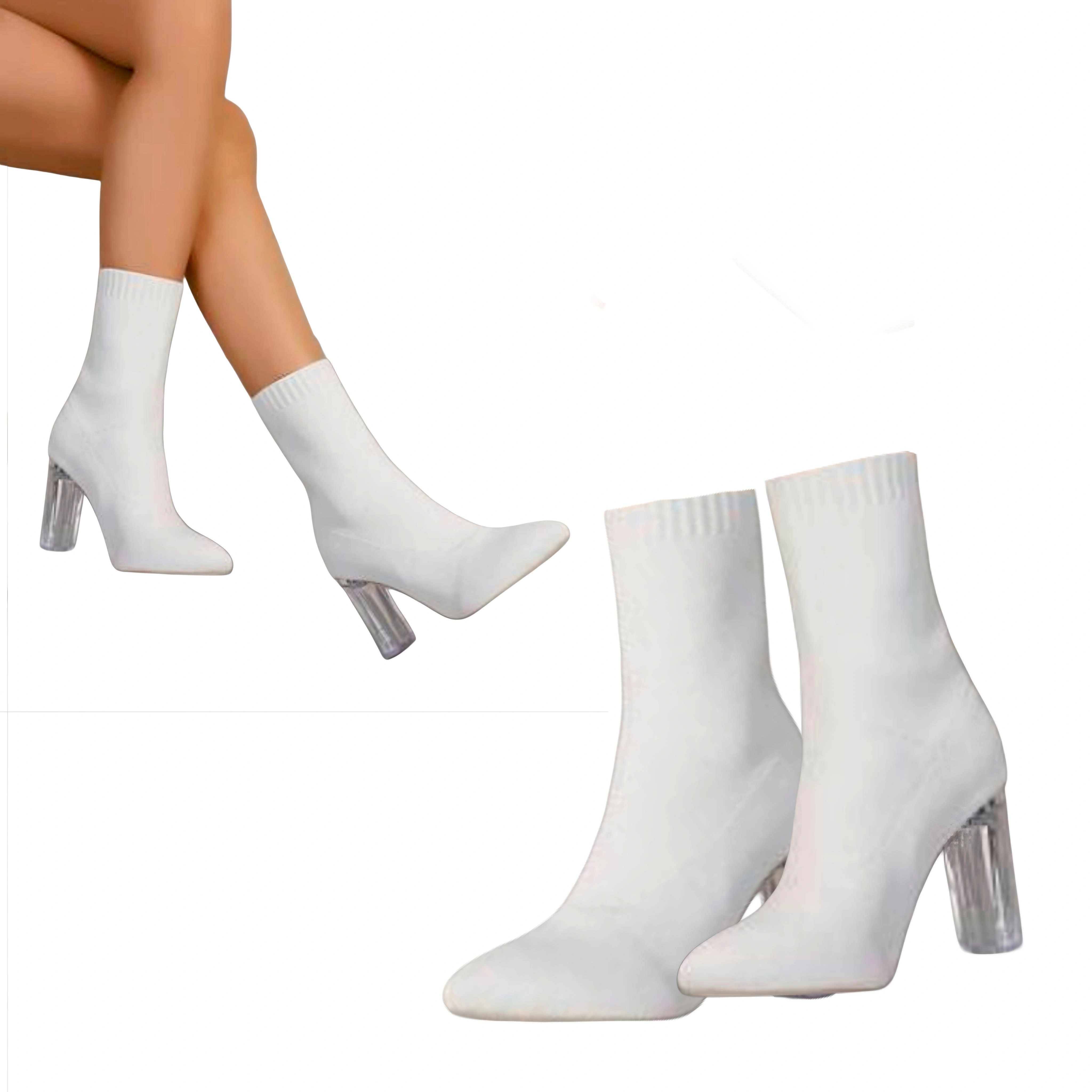 Minimalist Point Toe Chunky