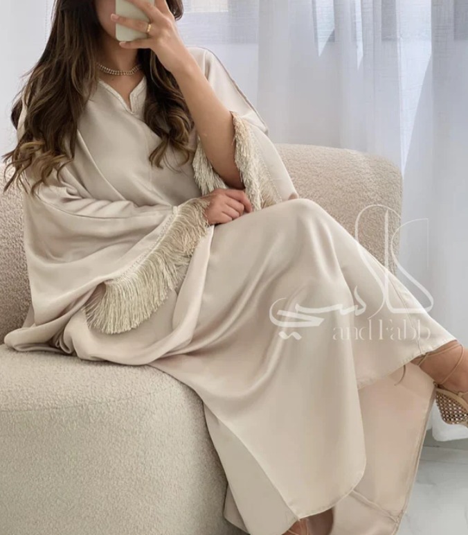 Elegant Beige Kaftan