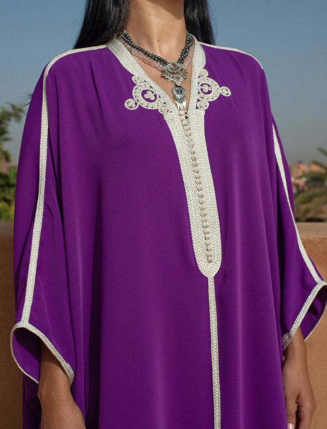 Purple Moroccan Kaftan