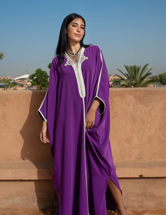 Purple Moroccan Kaftan