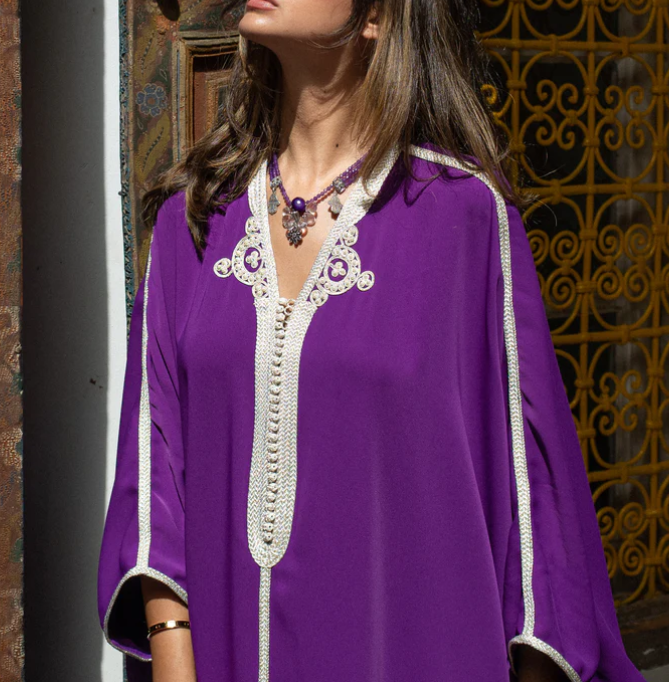 Purple Moroccan Kaftan