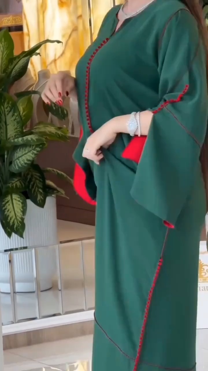 Green Traditional Kaftan