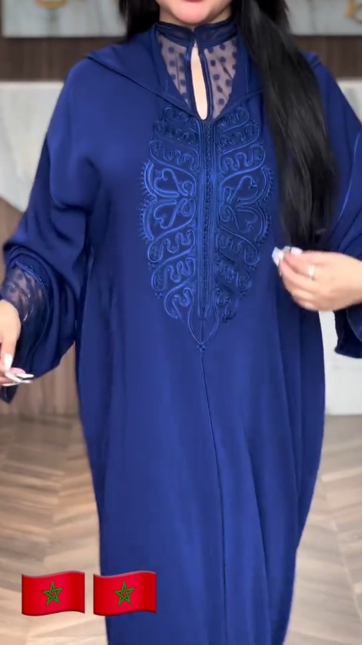 Moroccan Blue jellabya 2 pieces
