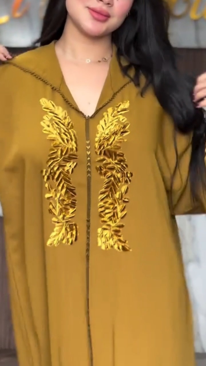 Embroidered Kaftan jallabya Dress