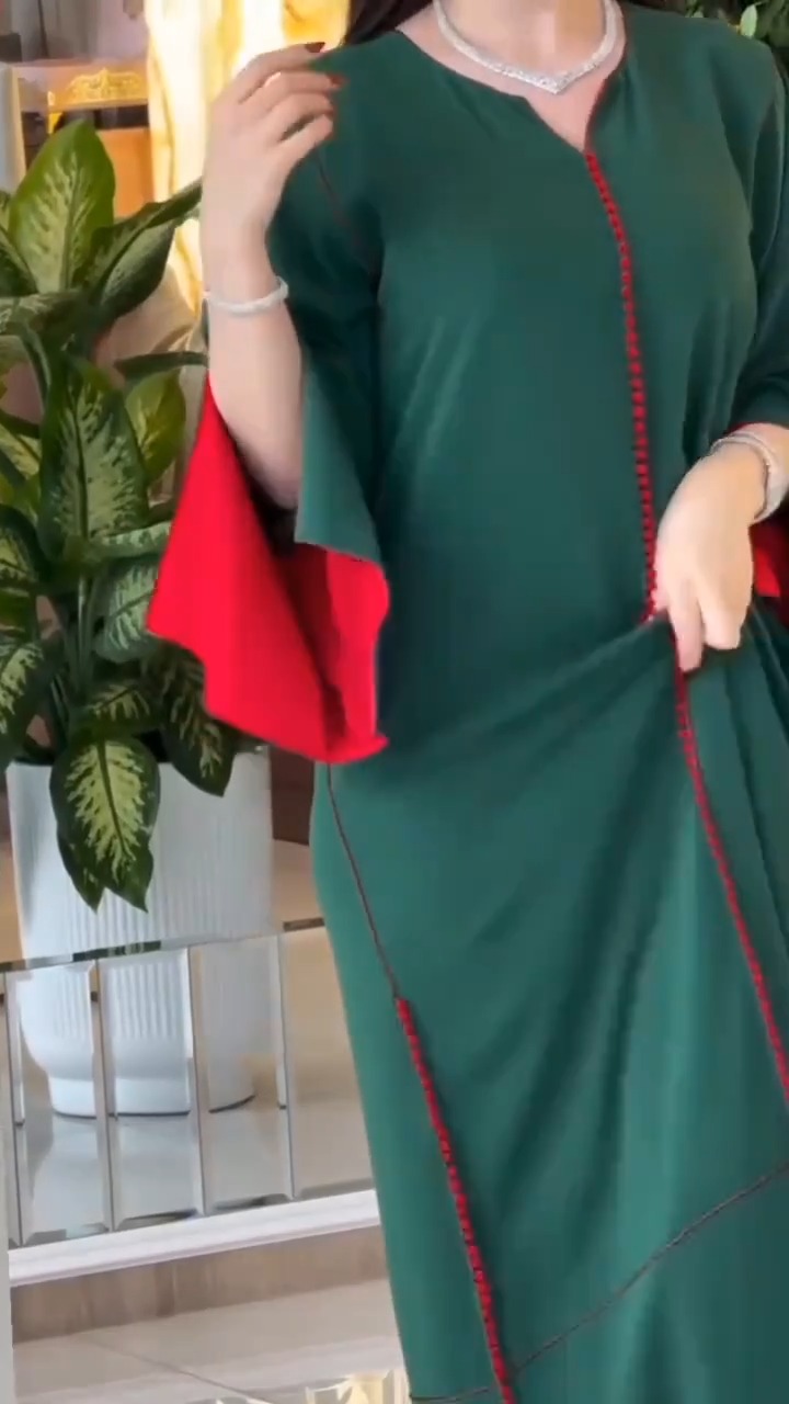 Green Traditional Kaftan