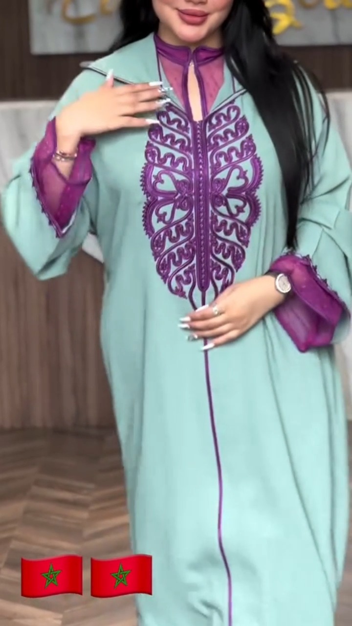 Moroccan jellabya Dress 2 pieces