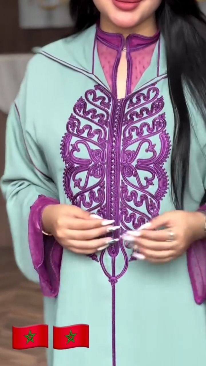 Moroccan jellabya Dress 2 pieces
