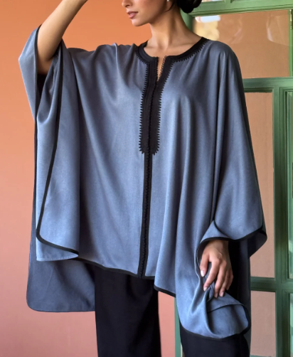 Elegant Gray Kaftan 1 piece