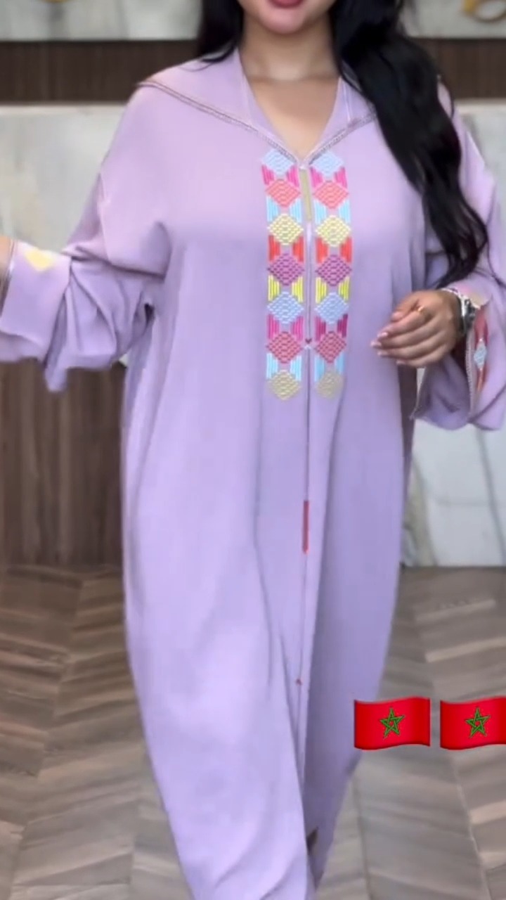 Traditional Moroccan jellabya 