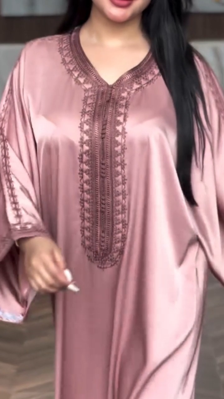 Elegant Satin Kaftan