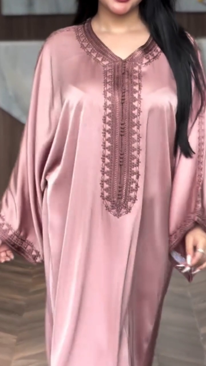 Elegant Satin Kaftan