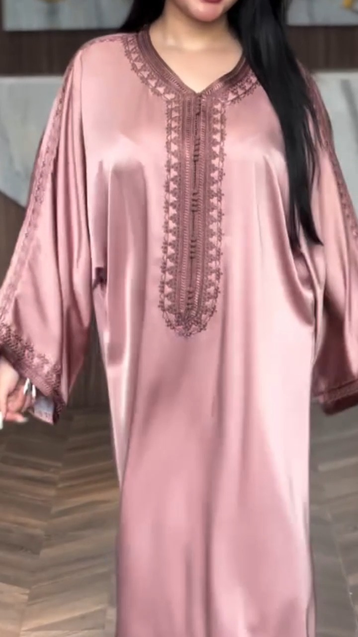 Elegant Satin Kaftan