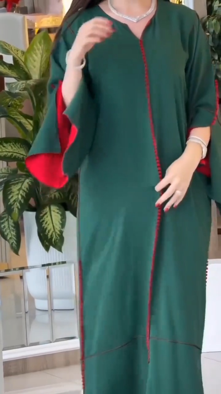 Green Traditional Kaftan