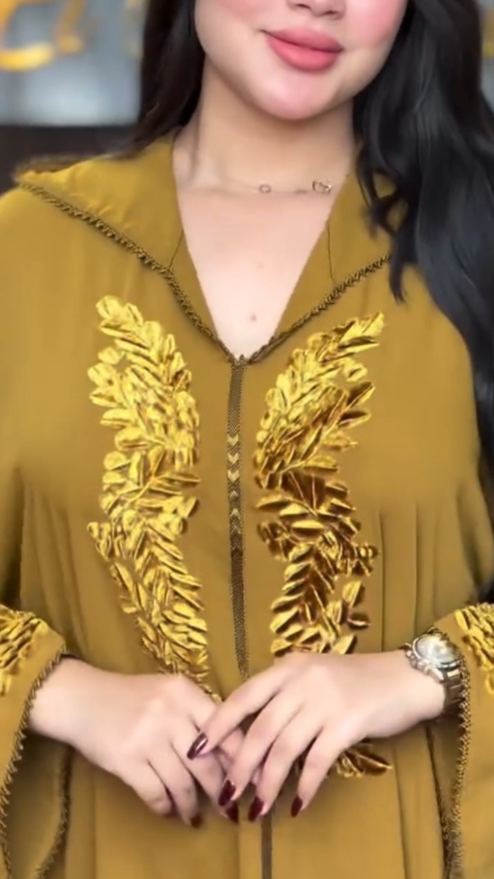 Embroidered Kaftan jallabya Dress