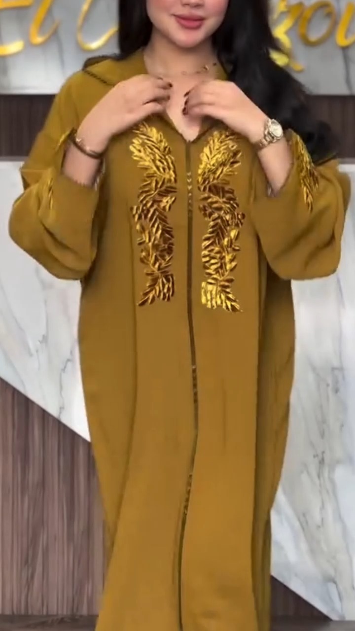 Embroidered Kaftan jallabya Dress