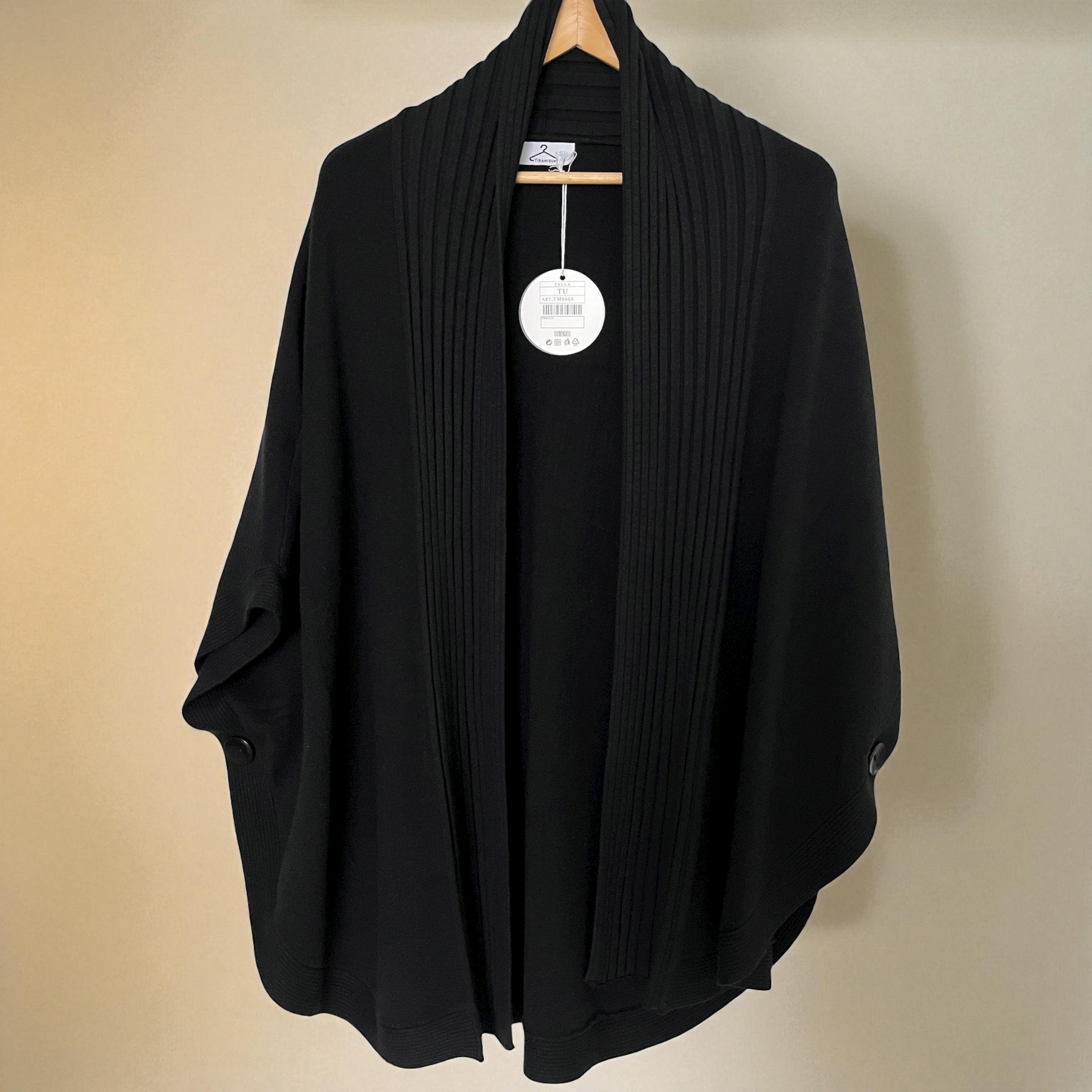 Cardigan noir élégant