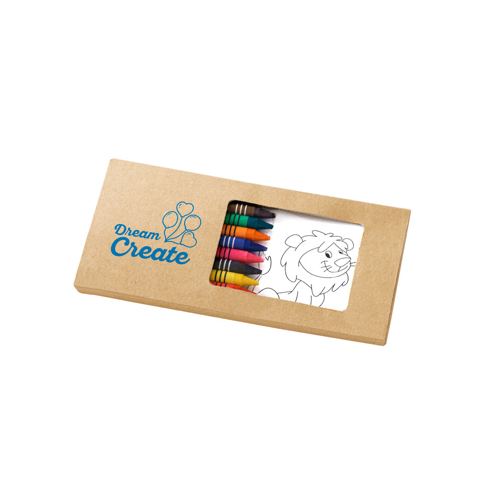Kit para pintar em caixa de cartão