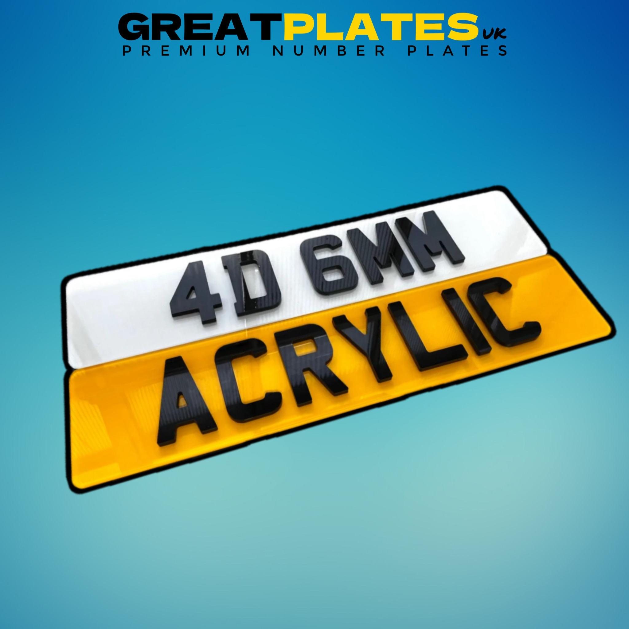4D ACRYLIC 6MM (SHOW PLATES) 