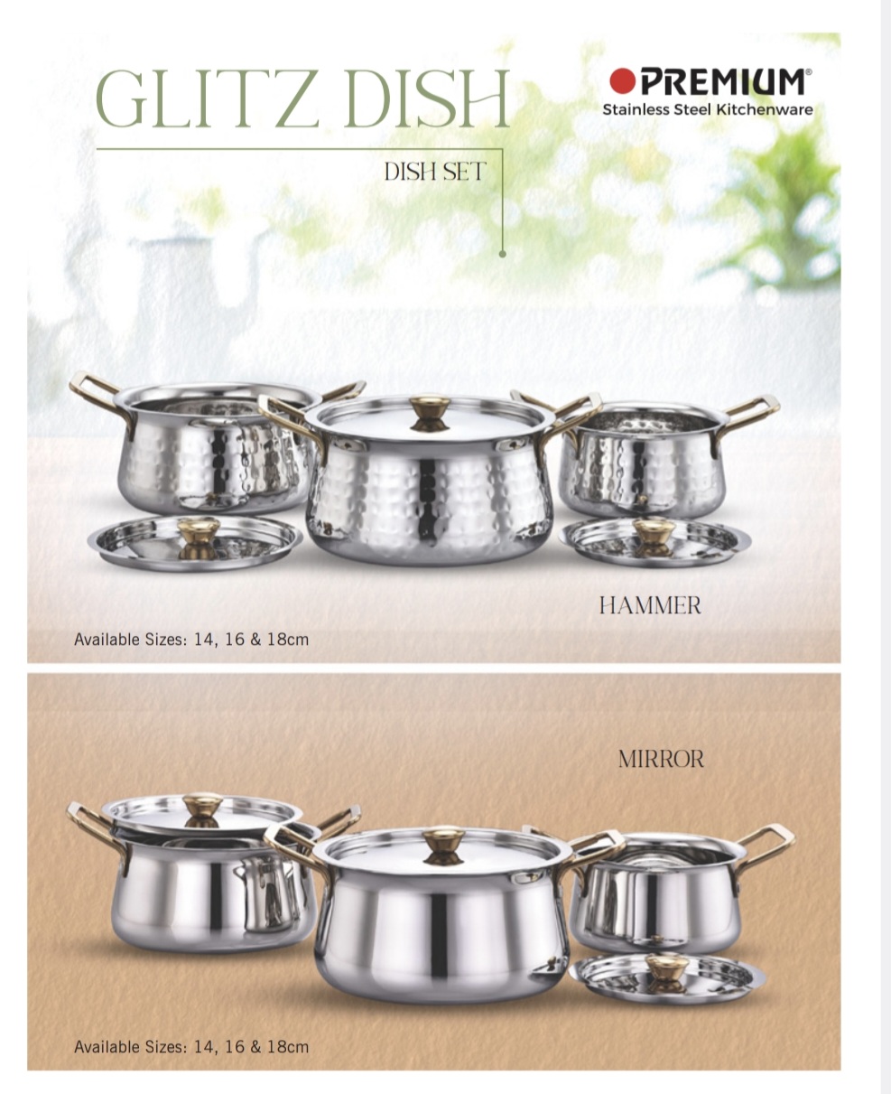 Glitz Dish Premium Stainless Steel Kitchenware Set