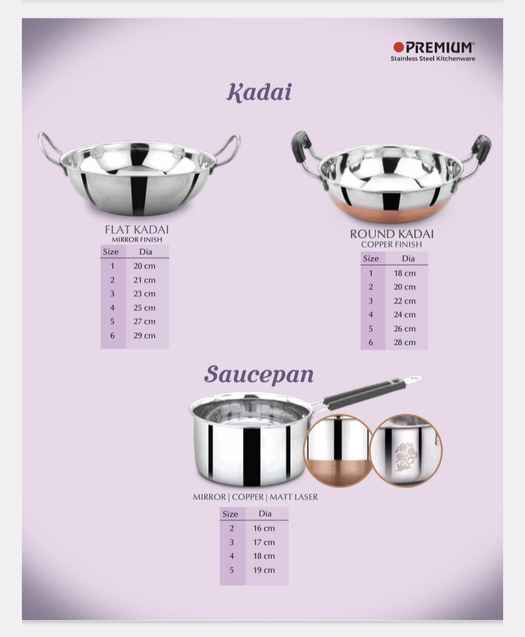 Premium Stainless Steel Kitchenware