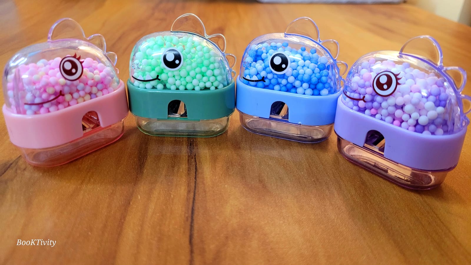 Cute Animal-Themed Dino sharpener Set of 4
