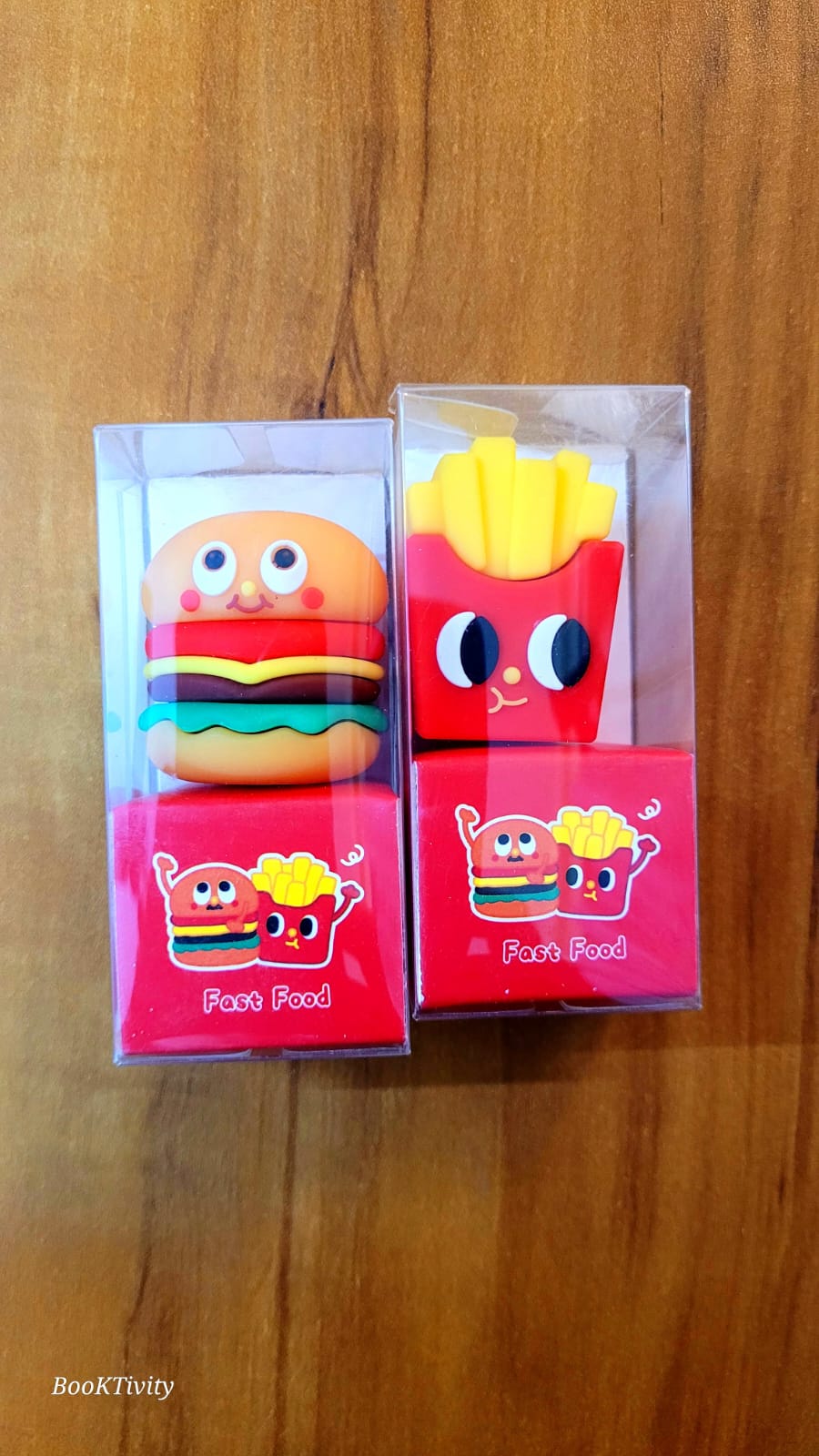 Cute Fast Food sharpener combo