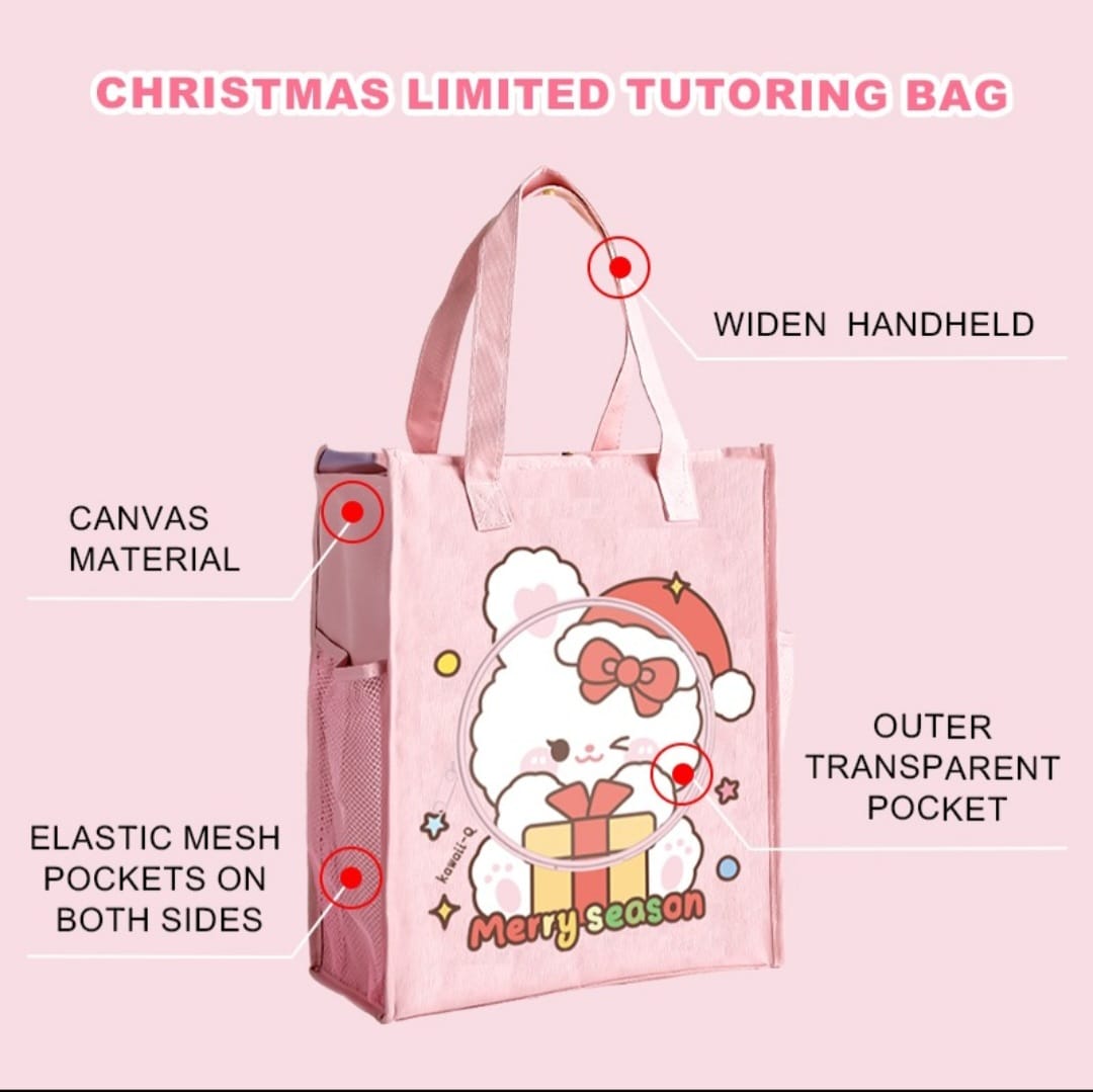 Christmas Limited Tutoring Bag with free keychain 