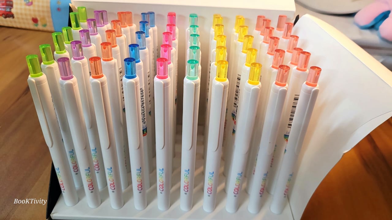 Colorful Gel Pens Set set of 8
