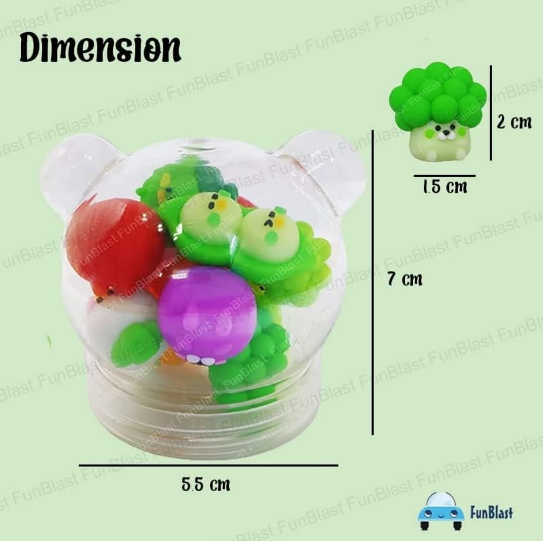 3D Erasers, Cute Veggies very sturdy won't break even after rubbing 