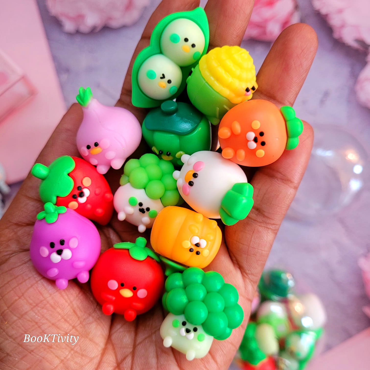 3D Erasers, Cute Veggies very sturdy won't break even after rubbing 