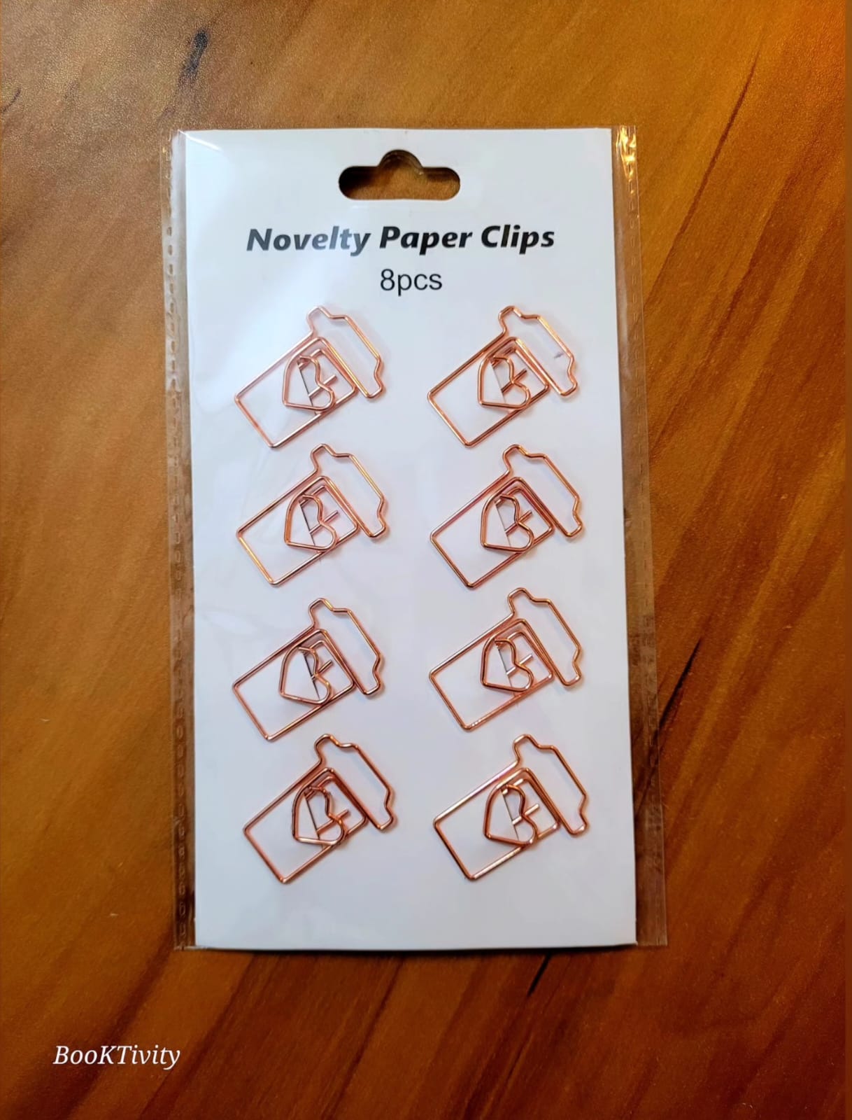 Novelty Paper Clips metal bookmark single piece 