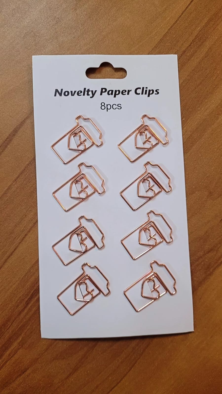 Novelty Paper Clips metal bookmark single piece 