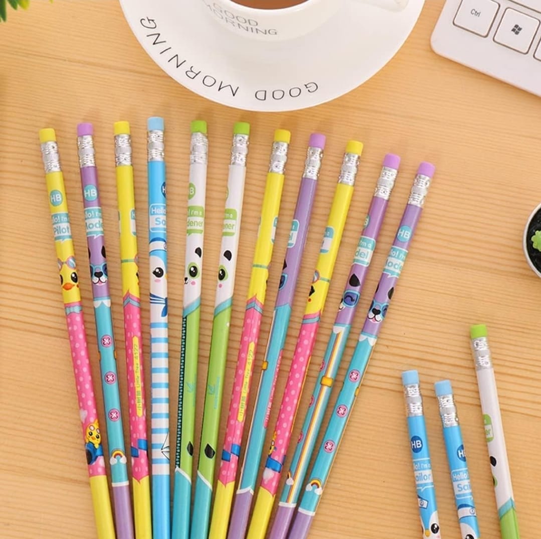 Student Pencil Set of 4 with 48 pieces 