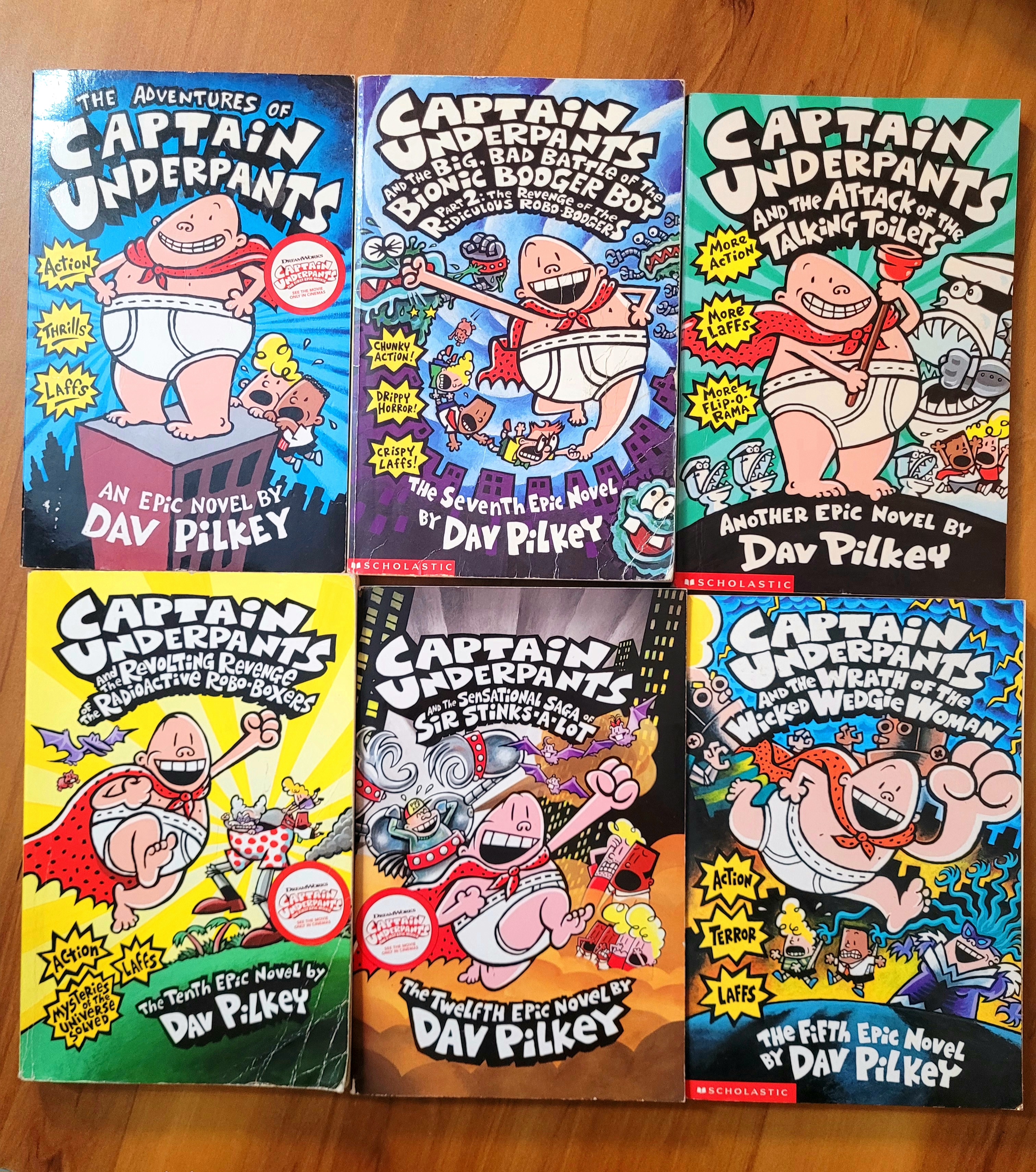 Captain Underpants Book Collection