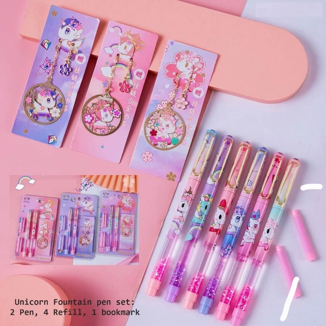 Unicorn Fountain Pen Set