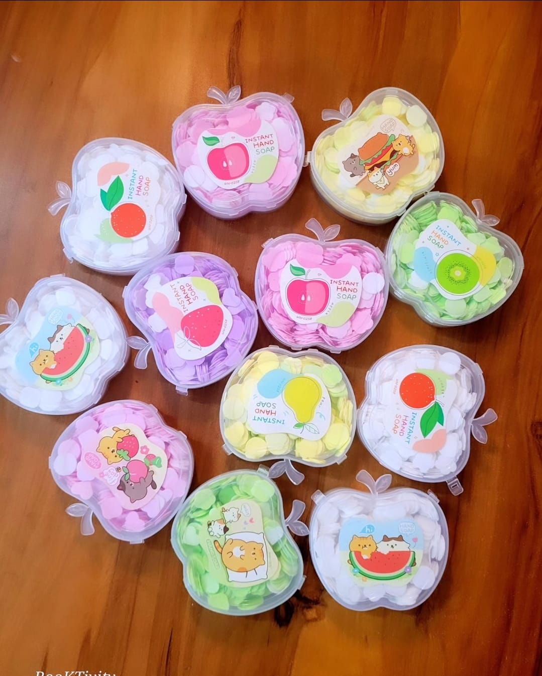 Fruit-Shaped paper soaps 1 piece 