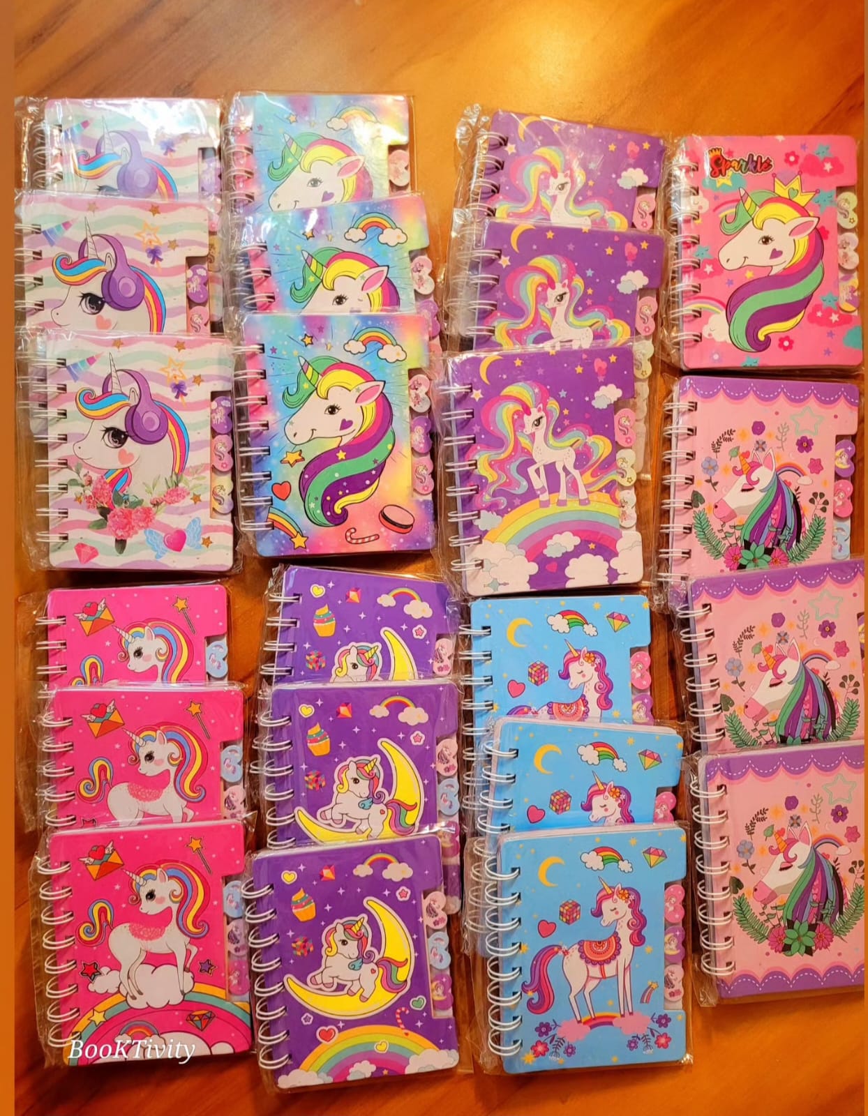 Set of Unicorn Themed Notebooks