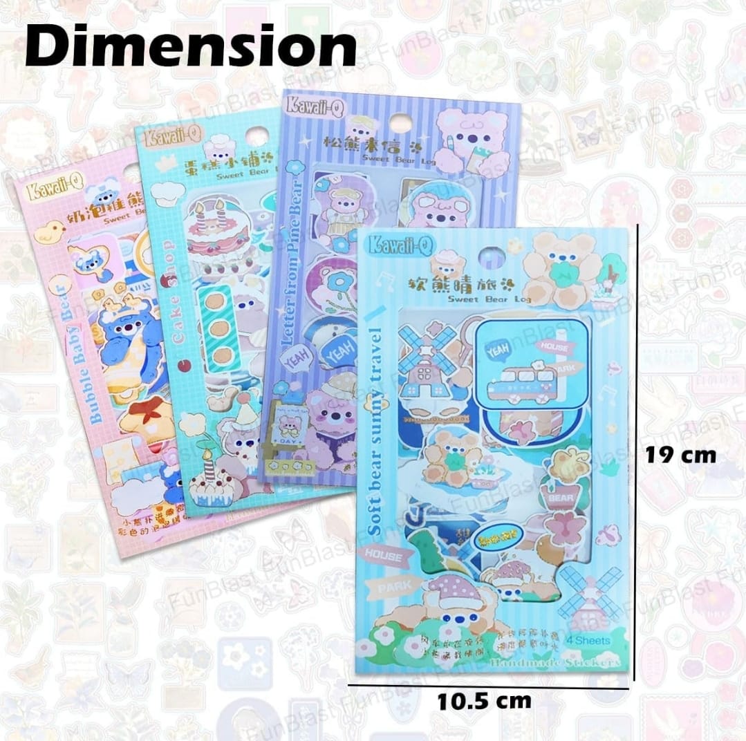 Kawaii Sticker Collection waterproof 