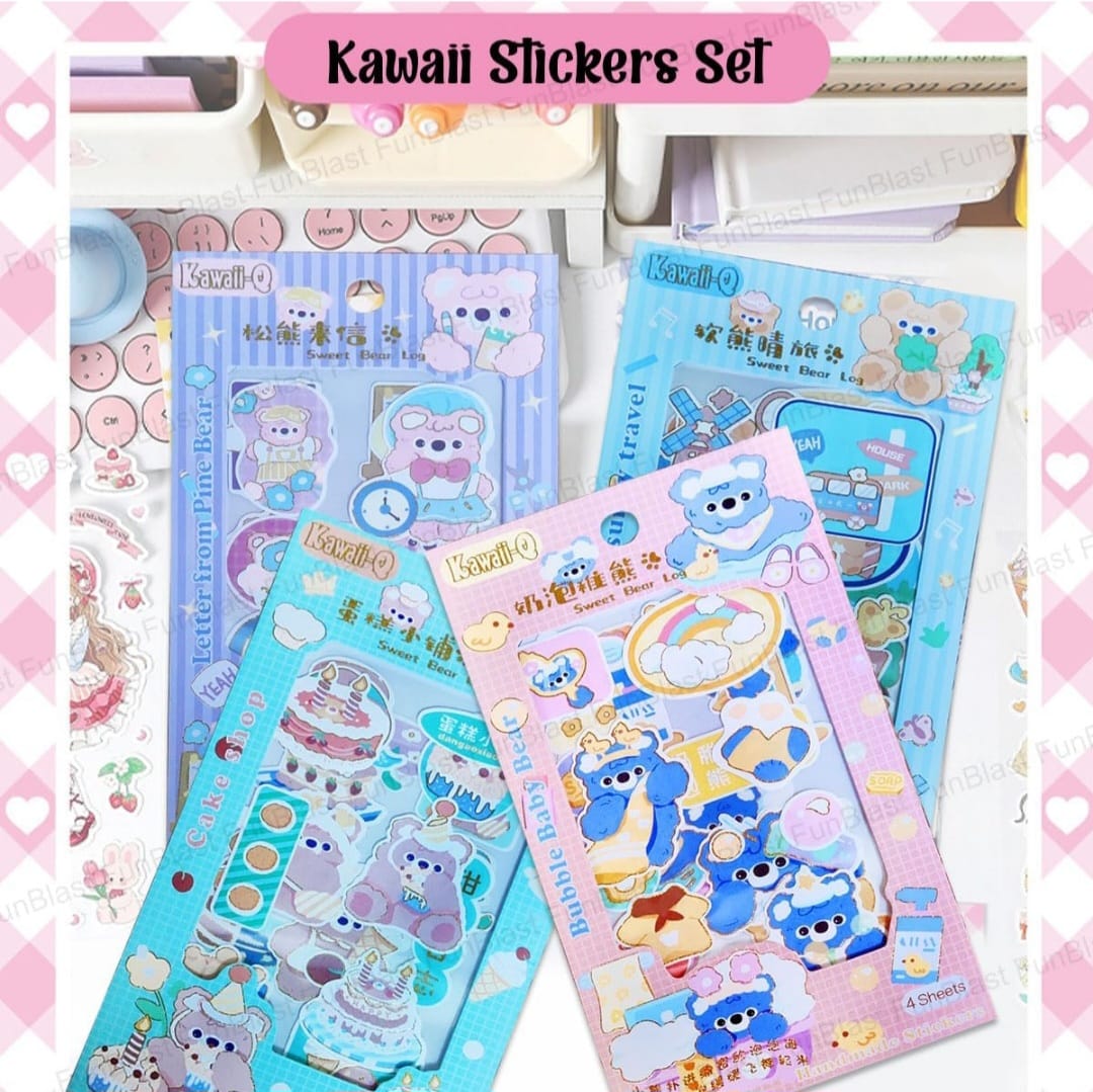Kawaii Sticker Collection waterproof 
