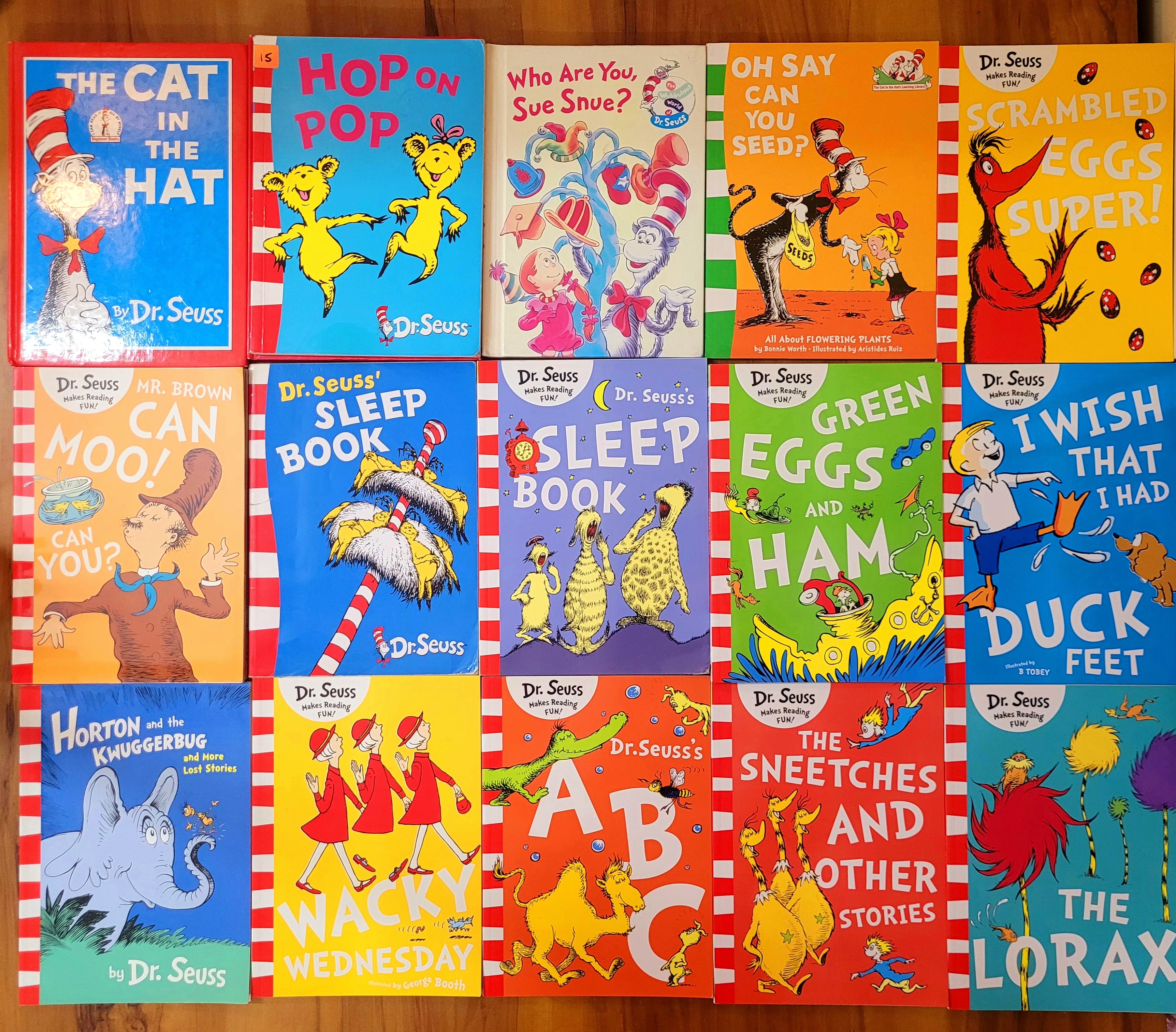 Set of 15 Collection of Dr. Seuss Books