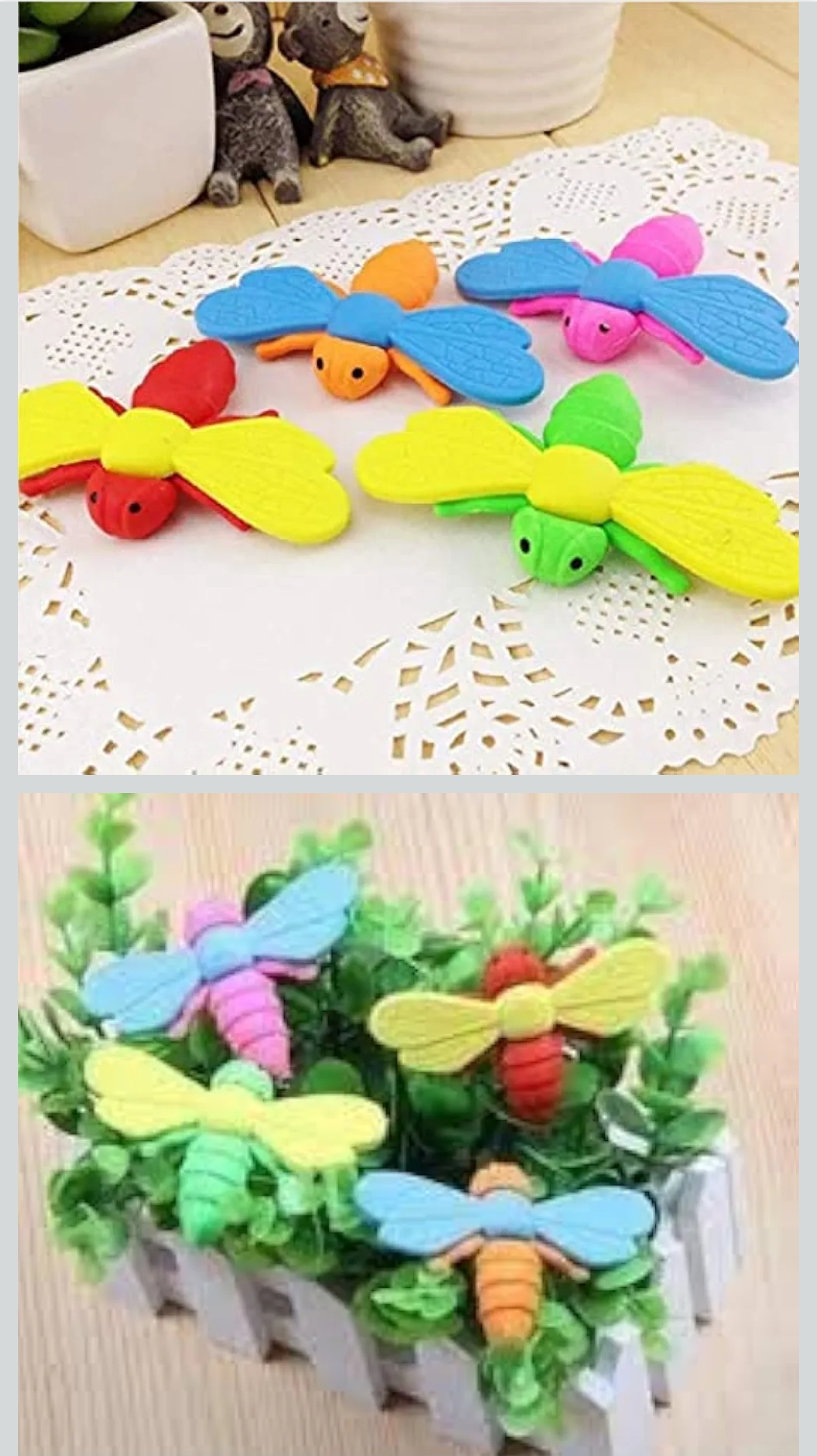 Colorful Dragonfly Clips