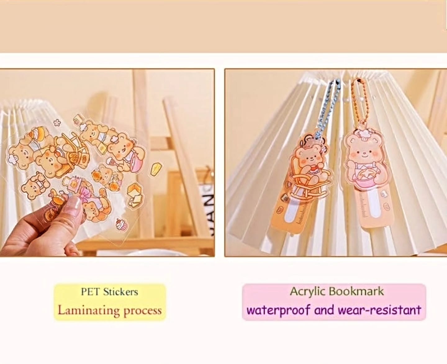 Sticky Notes Set with Pendant | 60 Sheets, 1 Cute Pendant, 1 Sheets Sticker | Unique Design with Paper for Organized Note-Taking, Reminders, and Creative Ideas Pack-1 (Multi Color)