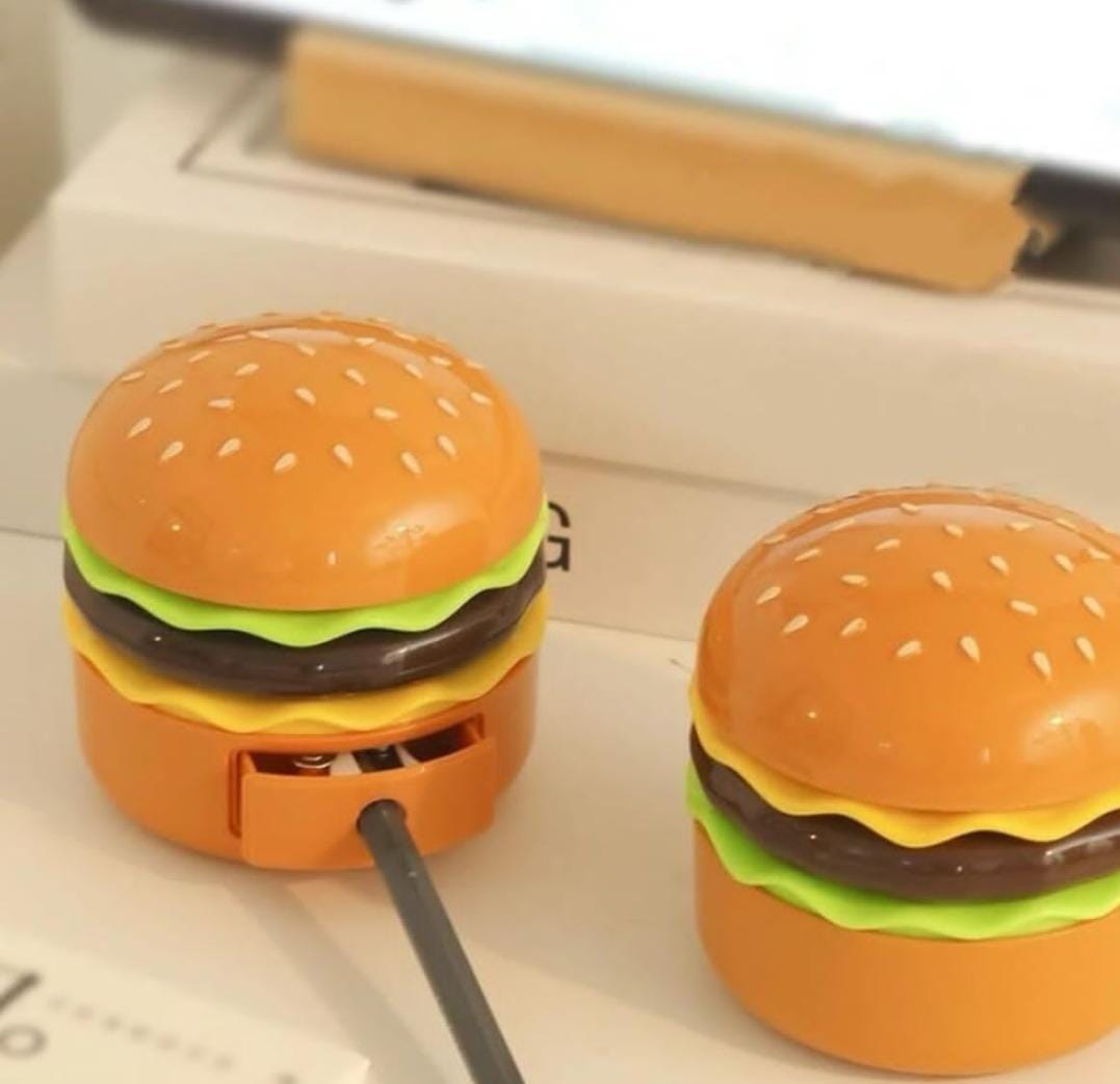Burger Shaped 3-in-1 Lamp with sharpner and storage 