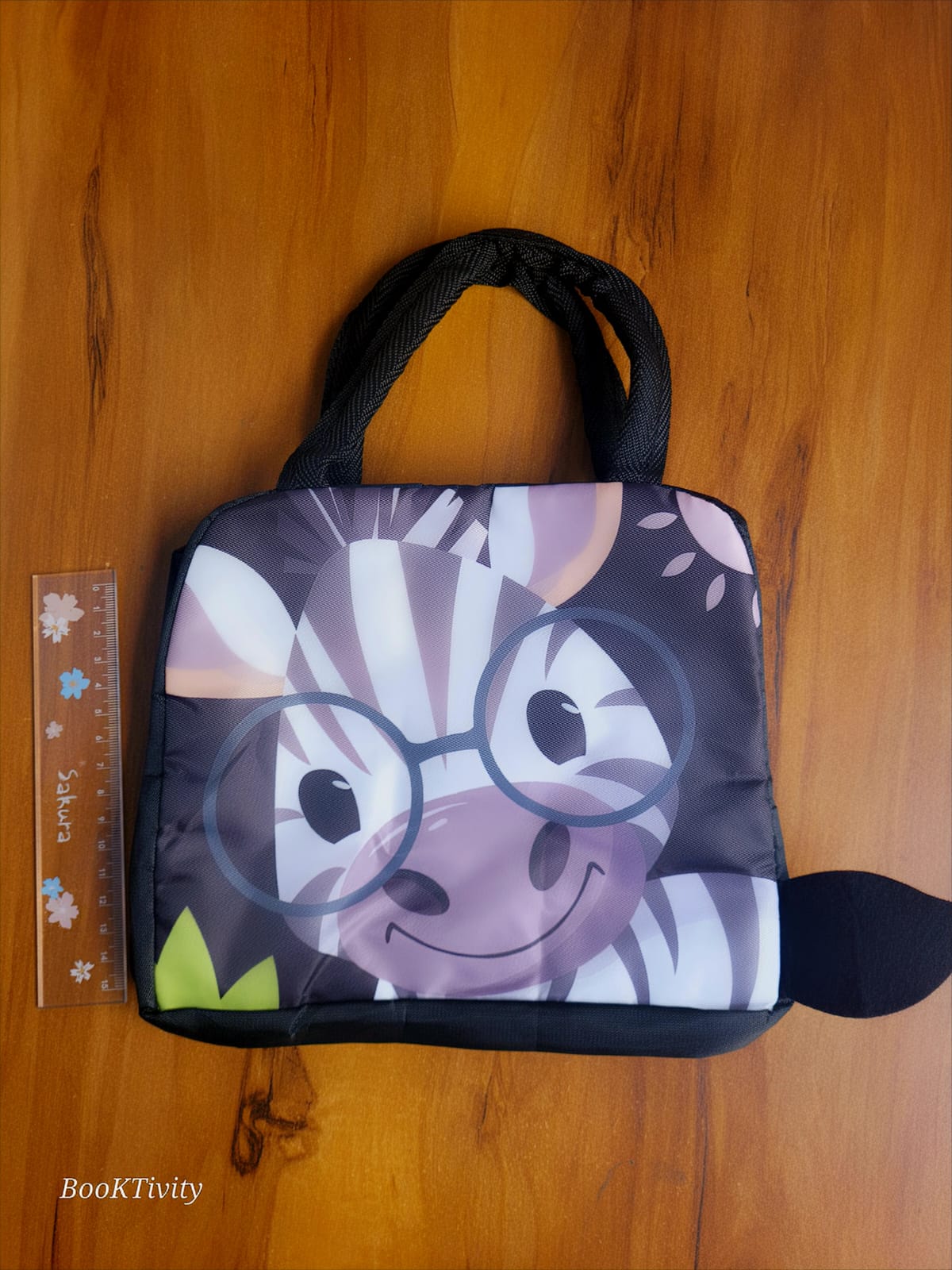 Zebra Print Insulated Lunch Bag