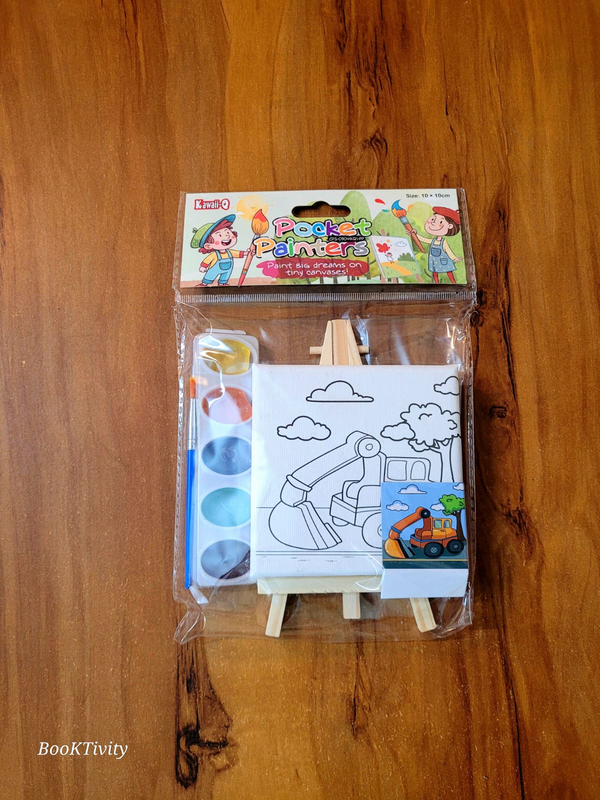 Pocket Painters Mini Canvas Painting Kit